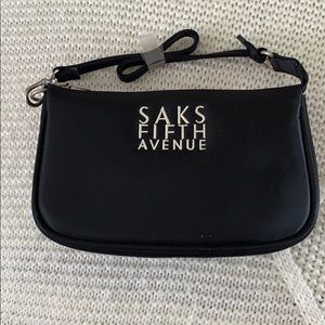NWOT-Saks Fifth Small Bag w/ Strap